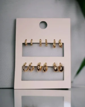 Elegant gold hoops earrings for everyday wear and style